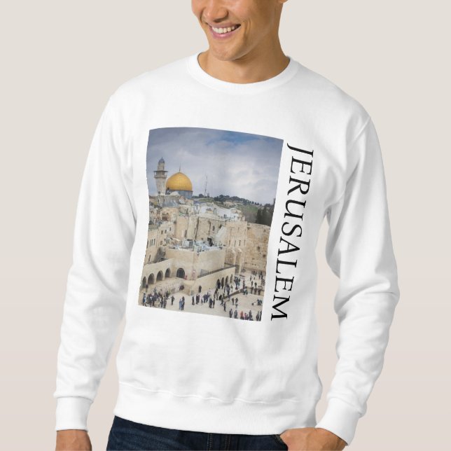 Moletom Cúpula da Rocha | Praça do Muro das Lamentações, J (Frente)