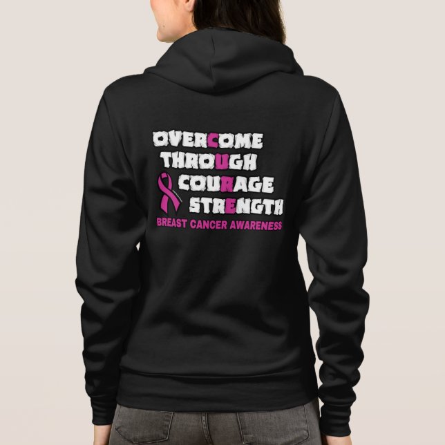 Moletom CURE...Cancer de peito (Verso)