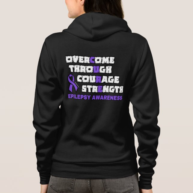 Moletom CURE... Hoodie Epilepsia (Verso)