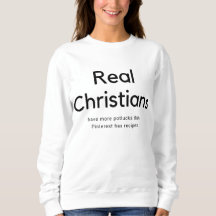 Curioso Pinterest Church Christian Sweatshirt