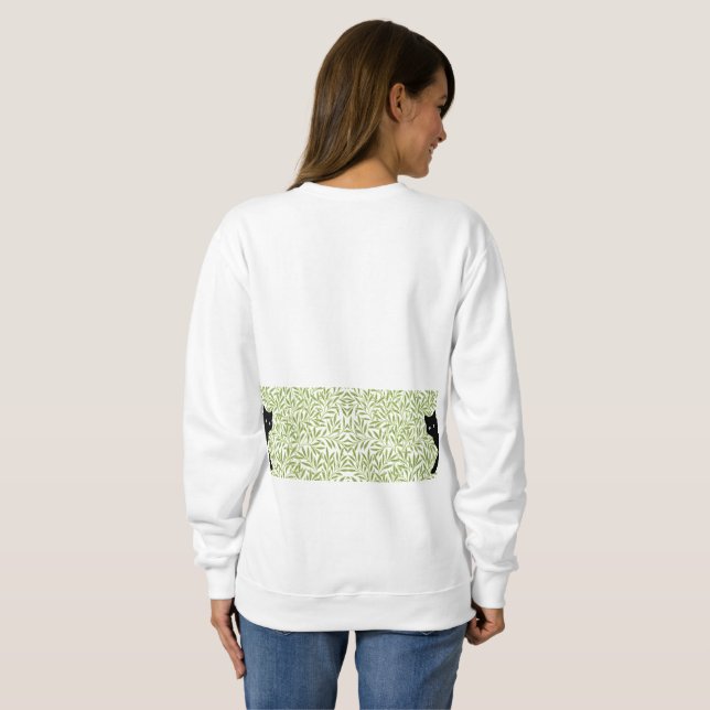 Moletom Curious Cat Playera (Parte Traseira Completa)