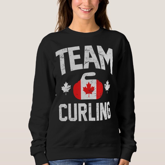 Moletom Curling do Team Canada (Frente)