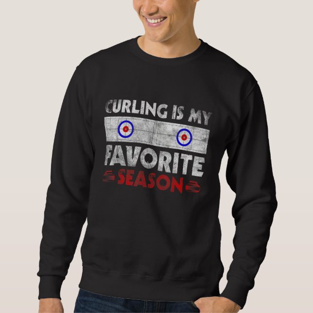 Moletom Curling Is My Favorite Season Curling House 1 (Frente)