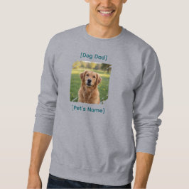 Moletom Custom Dog Dad Photo Sweatshirt |  Gift for Men