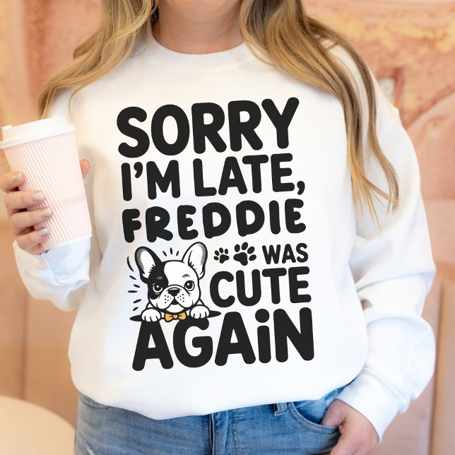 Moletom Custom Funny French Bulldog Mama Hand Drawn Gift (French Bulldog Dog Mama)