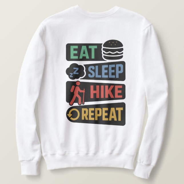 Moletom Custom Name Hiking (Verso do Design)