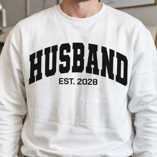 Moletom Custom Wife and Husband Sweatshirt, Wedding Gift