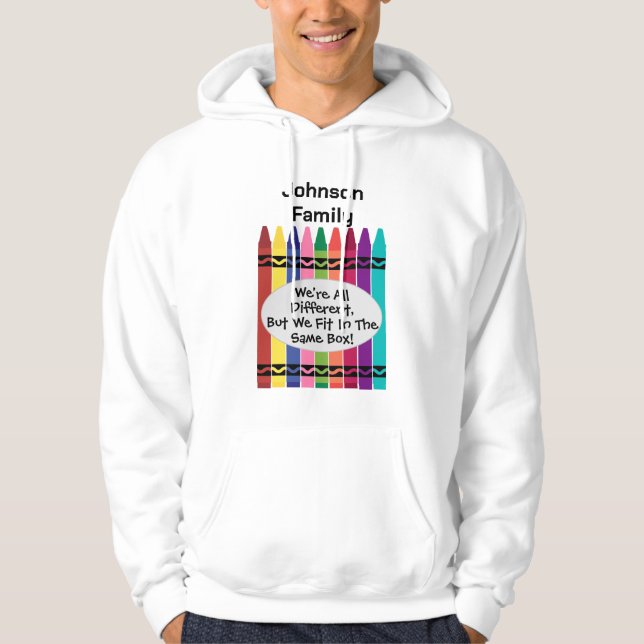 Moletom Customizable Family Reunion Hoodie Sweatshirt (Frente)