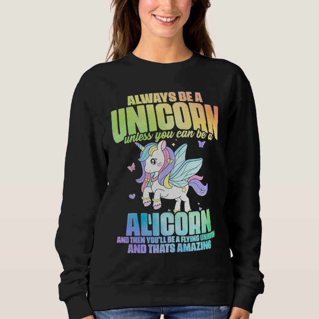 Moletom Cute Alicorn Magical Unicorn Fantasy Legendary Cre (Frente)