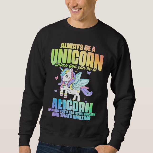 Moletom Cute Alicorn Magical Unicorn Fantasy Legendary Cre (Frente)