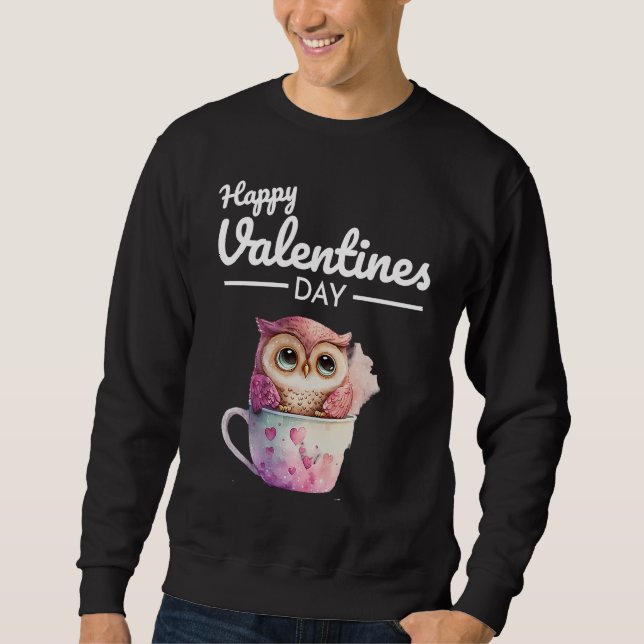 Moletom Cute Animal Heart Panda  Happy Valentine Day  28 (Frente)