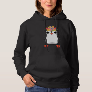 Moletom Cute Antarctica Animal Flowers Zoo Bird Penguin