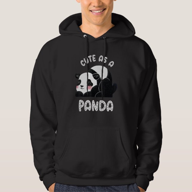 Moletom Cute As A Panda Wild Panda Bamboo (Frente)