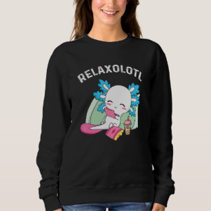 Moletom Cute Axolotl Lover Salamandra Mexicana Relaxolotl