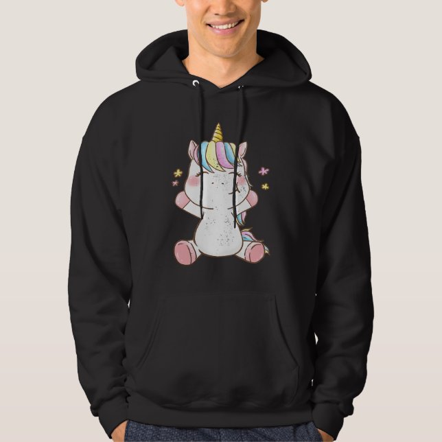 Moletom Cute Baby Unicorn Magical Unicorns Fantasy Animal  (Frente)