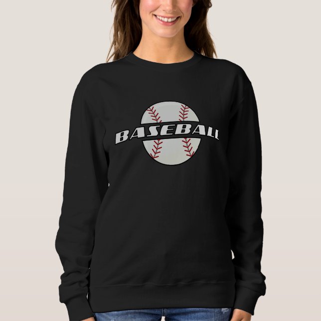 Moletom Cute Baseball Sporty Baseball Player Coach Fan Ath (Frente)