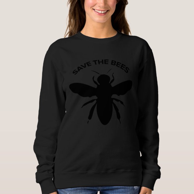 Moletom Cute Bee Graphic Tees  Save The Bees (Frente)