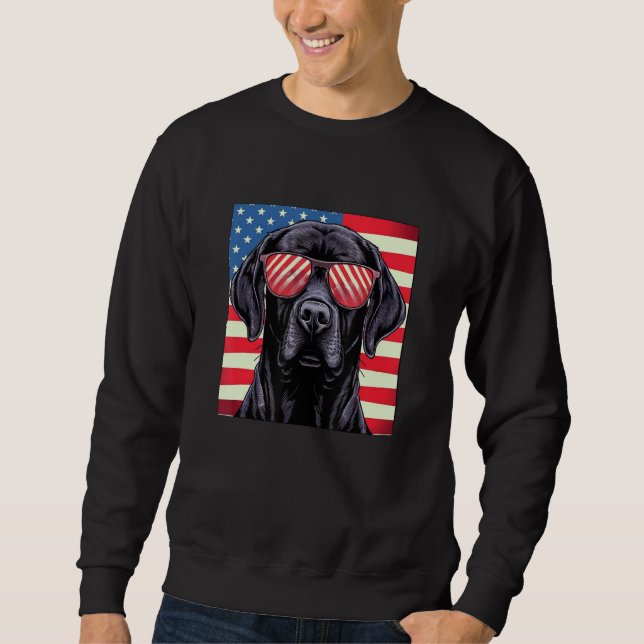 Moletom Cute Black Lab Black Labrador Retriever Puppy Dog  (Frente)