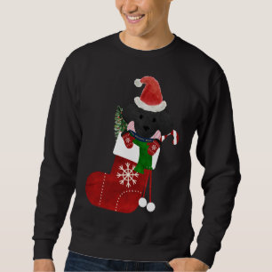 Moletom Cute Black Lab Puppy Natal Stocks