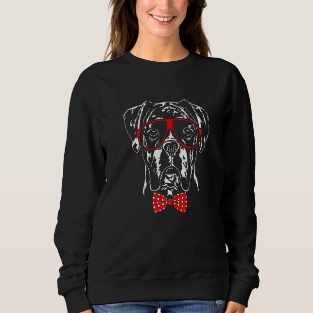 Moletom Cute Boxer Dog mom dog (Frente)