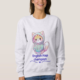 Moletom Cute Cat Nap Champion Too T-Shirt