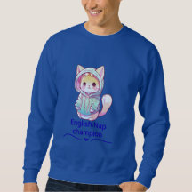Cute Cat Nap Champion Too T-Shirt