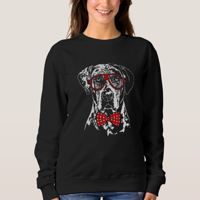 Moletom Cute Catahoula Leopard Dog mom dog (Frente)