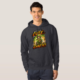 Moletom Cute Chaotic Dino Hoodie Funny Kawaii