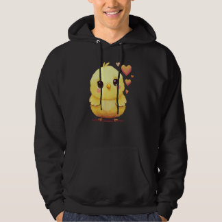 Moletom Cute Chick Valentines Day Heart Farm Animal Chicke