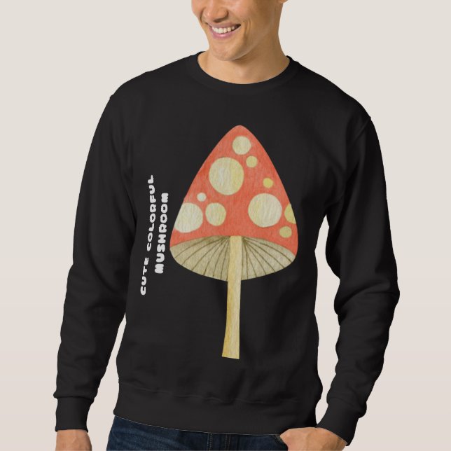 Moletom Cute Colorful Mushroom (Frente)