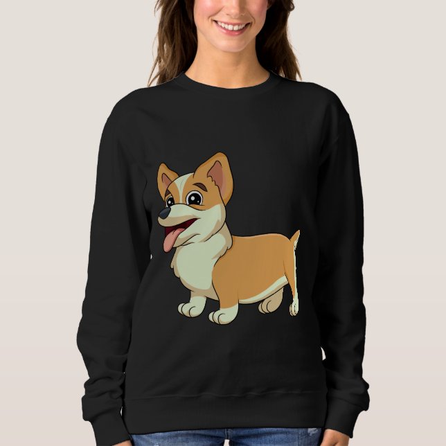 Moletom Cute Corgi (Frente)