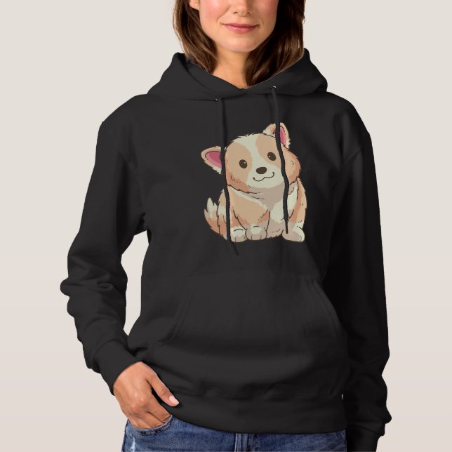 Moletom Cute Corgi 163 (Frente)