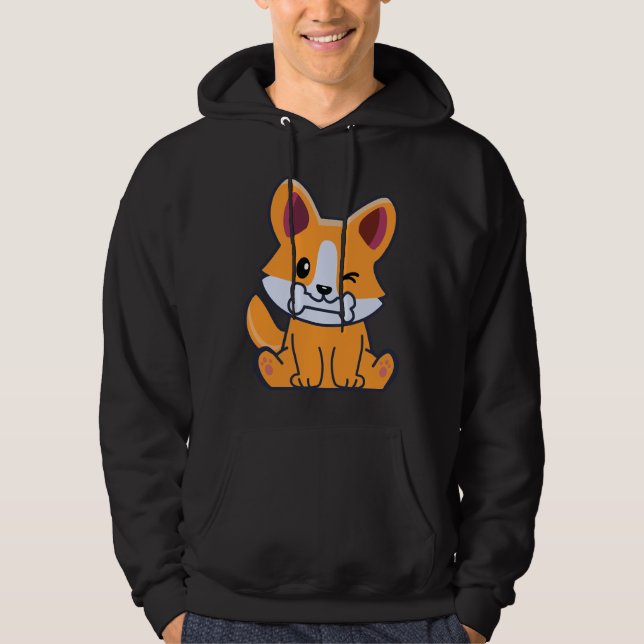 Moletom Cute Corgi  391 (Frente)