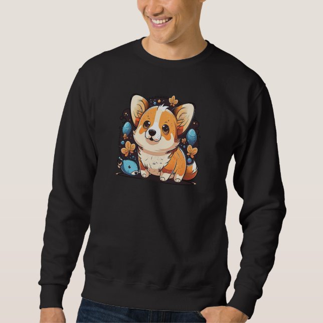 Moletom Cute Corgi Cool Pembroke Welsh Corgi  12 (Frente)