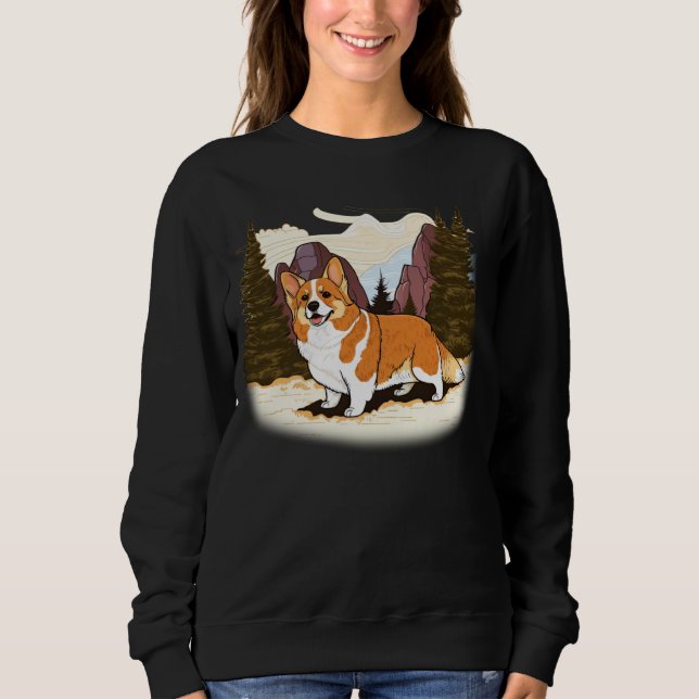 Moletom Cute Corgi Cool Pembroke Welsh Corgi  7 (Frente)