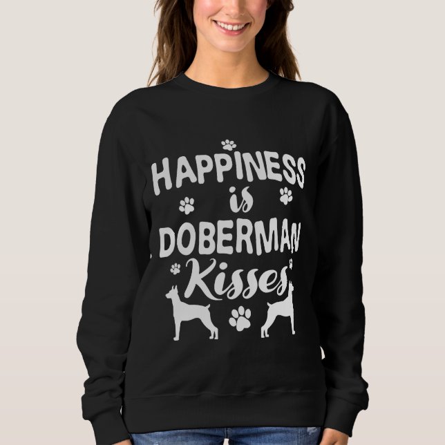 Moletom Cute Doberman Pincher (Frente)