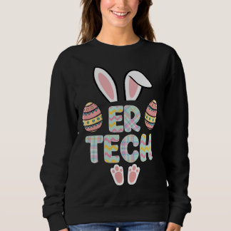 Moletom Cute Easter ER Tech Bunny Ears Happy Easter Eggs O
