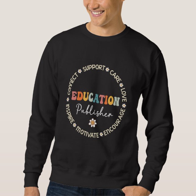 Moletom Cute Education Publisher Squad Appreciation back t (Frente)