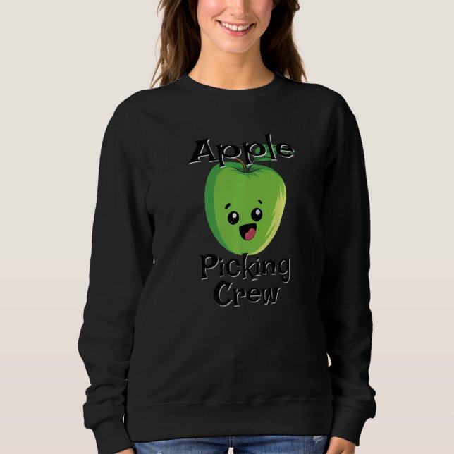 Moletom Cute Fall Autumn Orchard Matching Family Apple Pic (Frente)