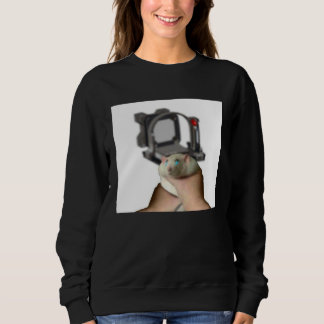 Moletom Cute Fat Rat Being Grabbed Meme