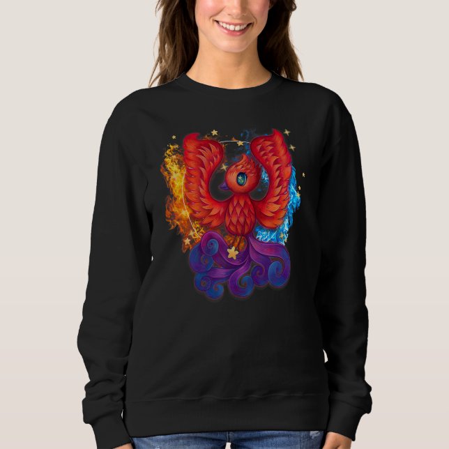 Moletom Cute Firebird Rising Phoenix Art T-Shirt Kids Todd (Frente)