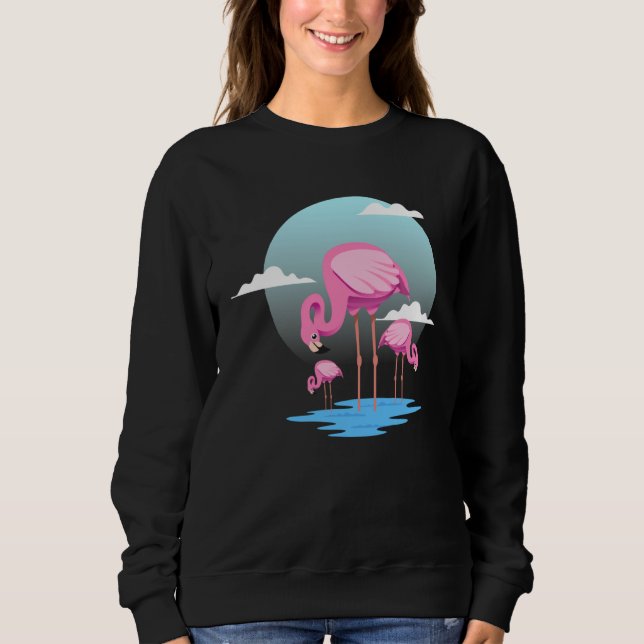 Moletom Cute Flamingo Zoo Bird Watcher (Frente)