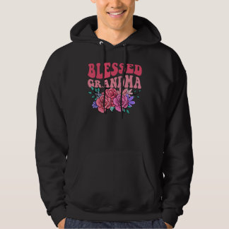 Moletom Cute Floral Blessed Grandma Mothers Day Mom
