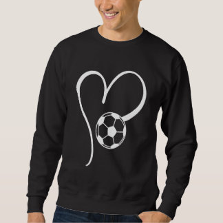 Moletom Cute Football Love Heart Soccer Women Mom