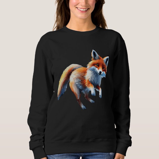 Moletom Cute fox for men women ladies foxes lovers fox ani (Frente)