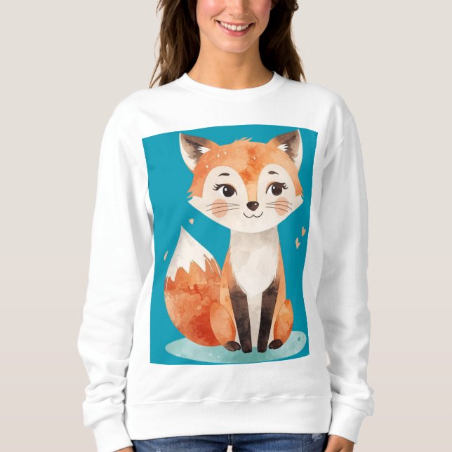 Moletom Cute Fox T-Shirt (Frente)