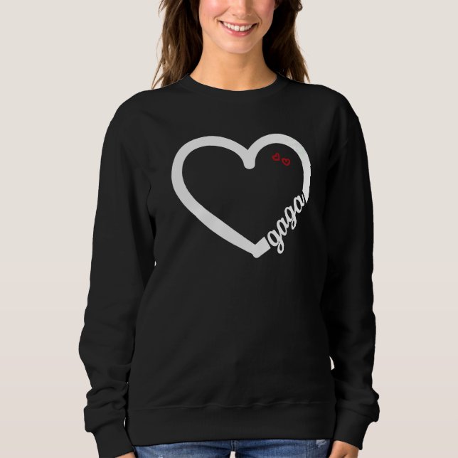 Moletom Cute Gaga With Heart Girl Women's Mom Mother (Frente)