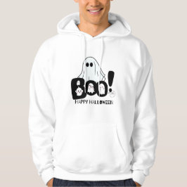 Moletom Cute Ghost Boo and Happy Halloween Cartoon Design