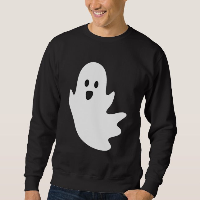Moletom Cute Ghost Halloween Pocket Boo (Frente)