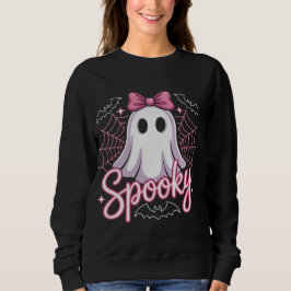 Moletom Cute Ghost Halloween Women Aesthetic Pastel Kawaii